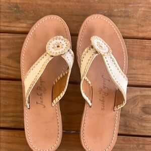 Jack Rogers Women's Cream Sandals